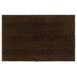 Tappeto da bagno marrone antiscivolo 45x70cm