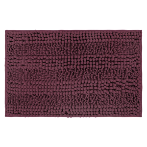 Tappeto da bagno bordeaux antiscivolo 45x70cm