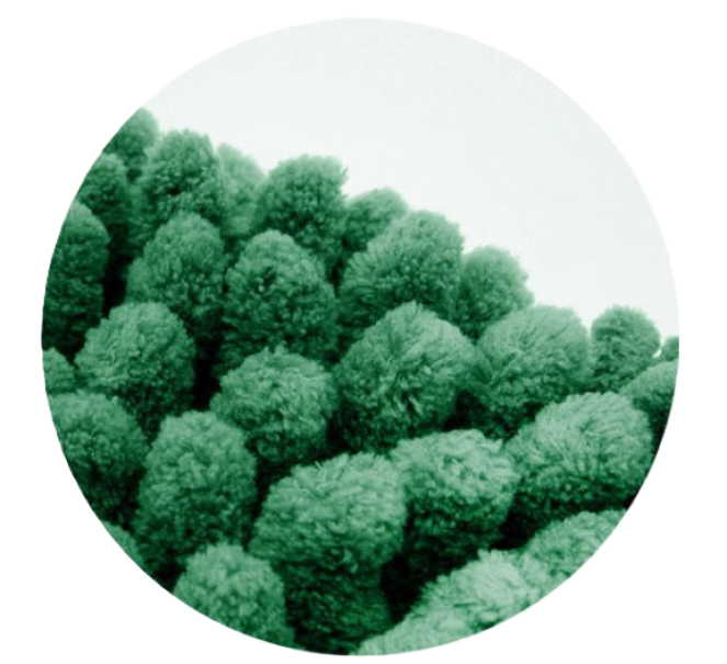 Tappeto da bagno verde antiscivolo 45x70cm