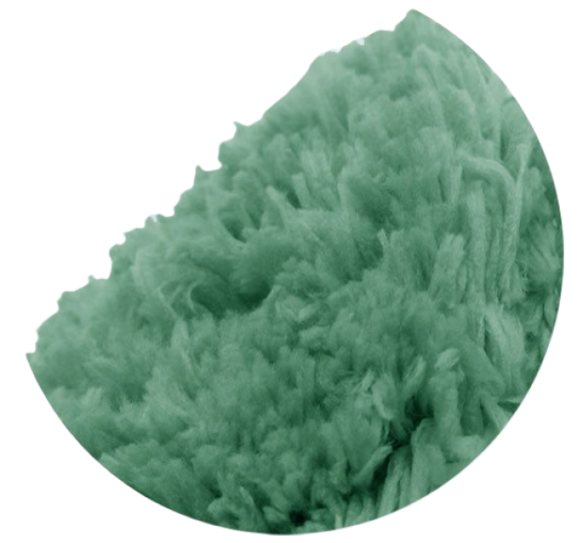 Tappeto da bagno verde antiscivolo 45x70cm