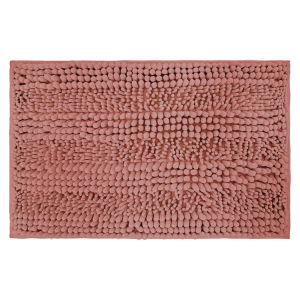 Tappeto da bagno rosa cipria antiscivolo 45x70cm