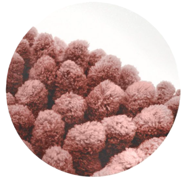 Tappeto da bagno rosa cipria antiscivolo 45x70cm