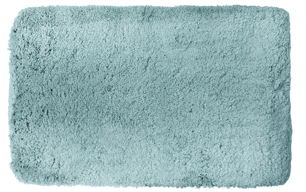 Tappeto da bagno turchese antiscivolo 45x75cm