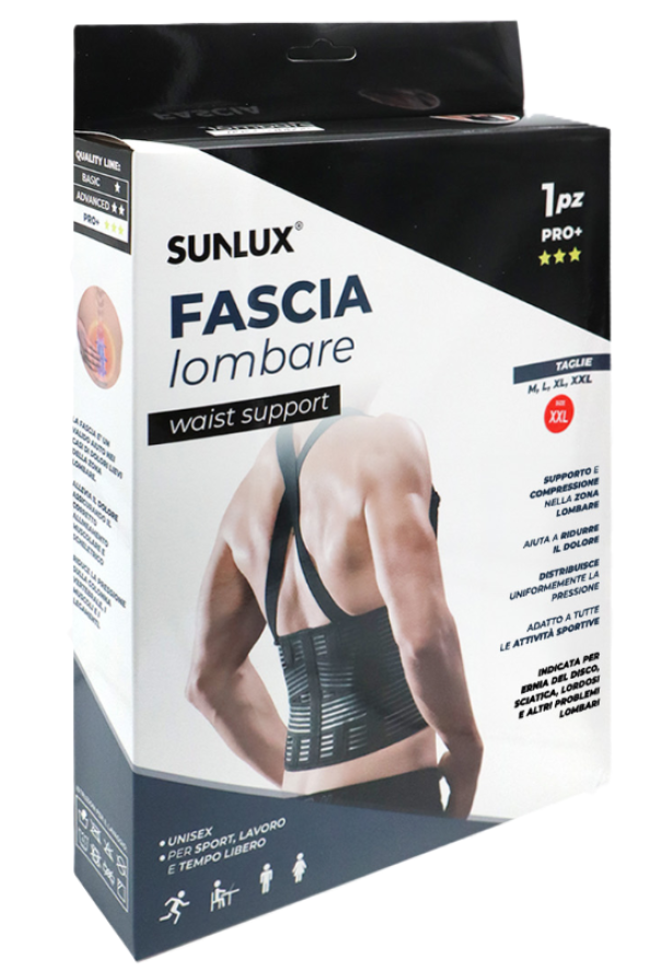 Fascia Lombare PRO+ tg. M L XL XXL