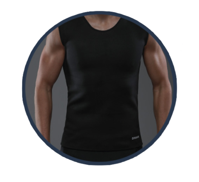 Canotta modellante uomo PRO+ tg. M L XL XXL