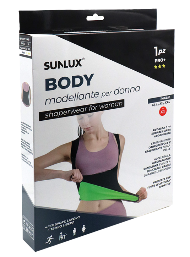 Body Modellante donna Pro+ Tg. M, L, XL, XXL