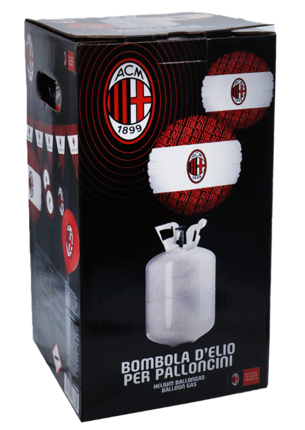 Bombola ad elio Milan con Kit festa