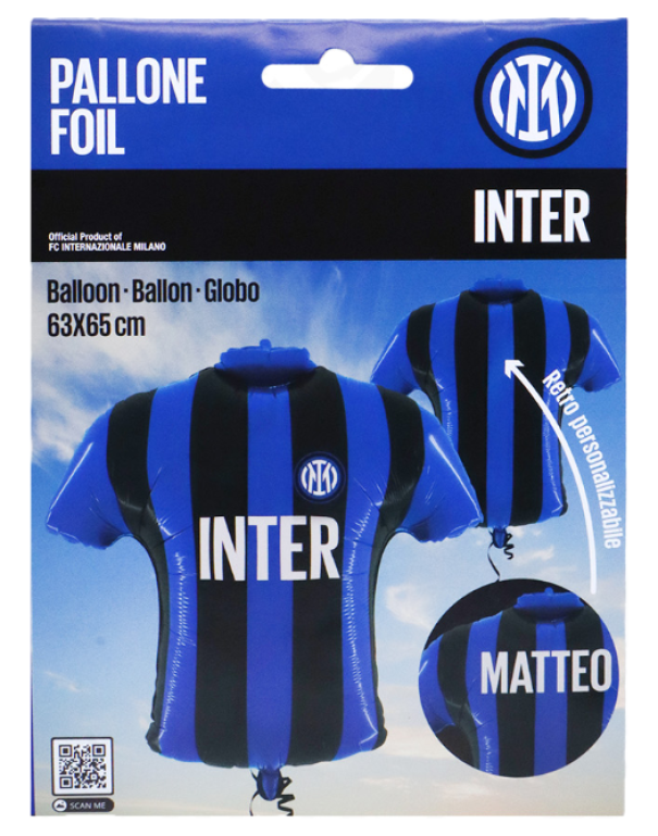 Palloncino Maglia Inter 63x65cm 