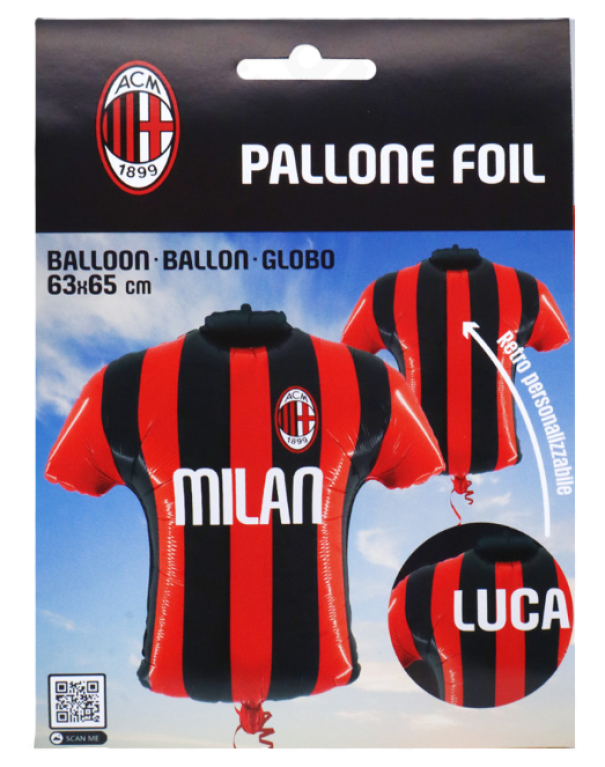 Palloncino Maglia Milan 63x65cm 