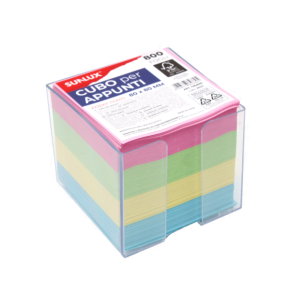 Cubo appunti  multicolor 800 fogli 8x8cm