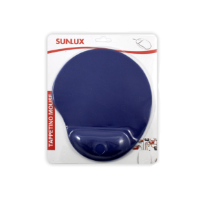 Tappetino mouse ergonomico colori assortiti 1 pezzo