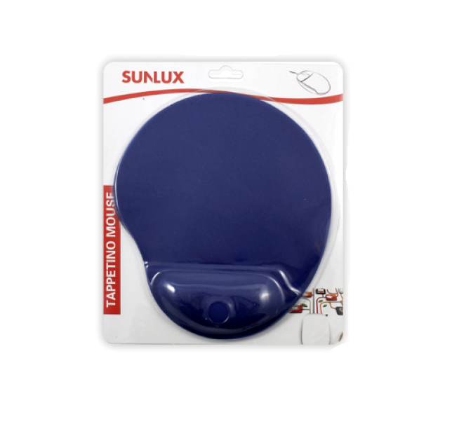 Tappetino mouse ergonomico colori assortiti 1 pezzo