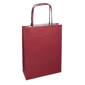 Buste in carta bordeaux 25pz. 14x21x10cm tg.xs