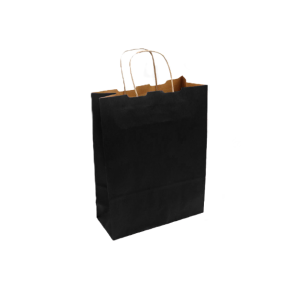 Buste in carta nero 25pz. 14x21x10cm tg.xs