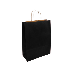 Buste in carta nero 25pz. 36x40x12cm tg.l