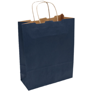 Buste in carta kraft blu 25pz. 18x20x8cm tg. s