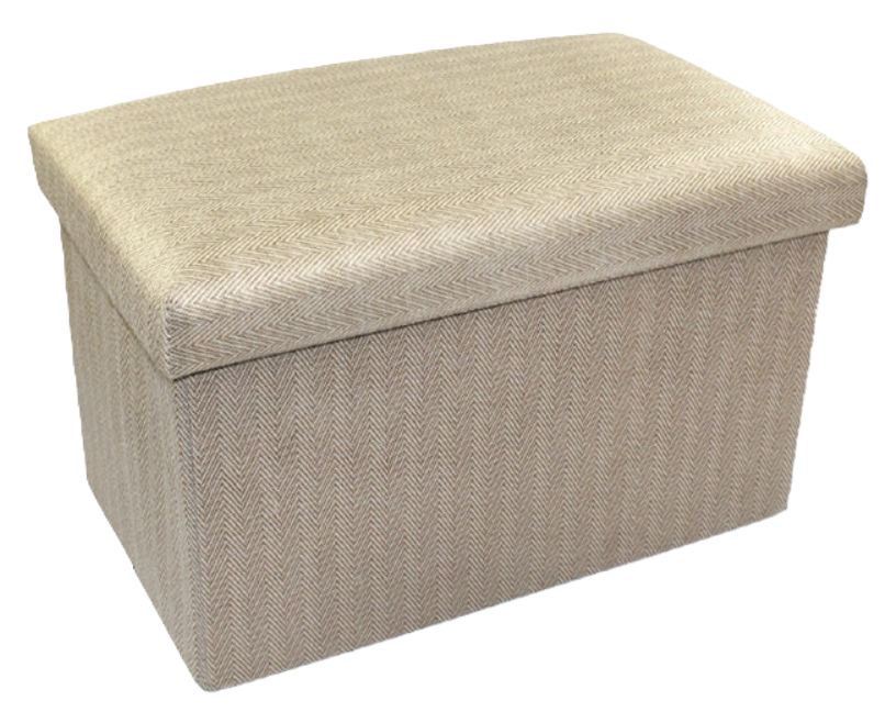Pouf contenitore portatutto 40x25x25cm 1pz.