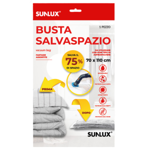 Buste salvaspazio 6pz. 70x110cm fantasia fiori