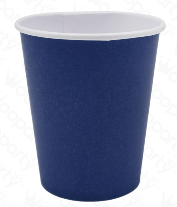 Bicchieri carta monouso blu 200ml 12 pezzi