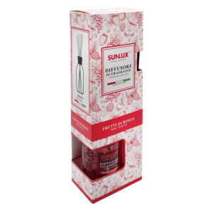Diffusore per ambiente frutti di bosco 250ml 5 bastoncini