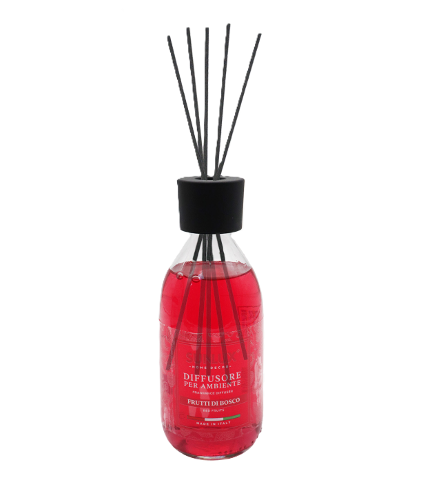 Diffusore per ambiente Frutti di bosco 250ml 5 bastoncini