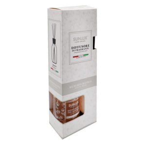 Diffusore per ambiente muschio bianco 250ml 5 bastoncini