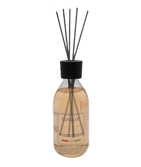 Diffusore per ambiente Muschio Bianco 250ml 5 bastoncini