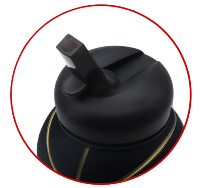 Borraccia Pieghevole palla da Basket 230-550ml in silicone + PP