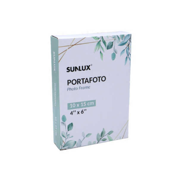 Portafoto pieghevole 10x15cm in ferro nero