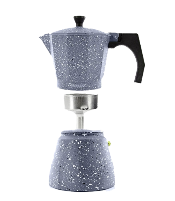Caffettiera Stone 2 tazze in alluminio 13.5cm