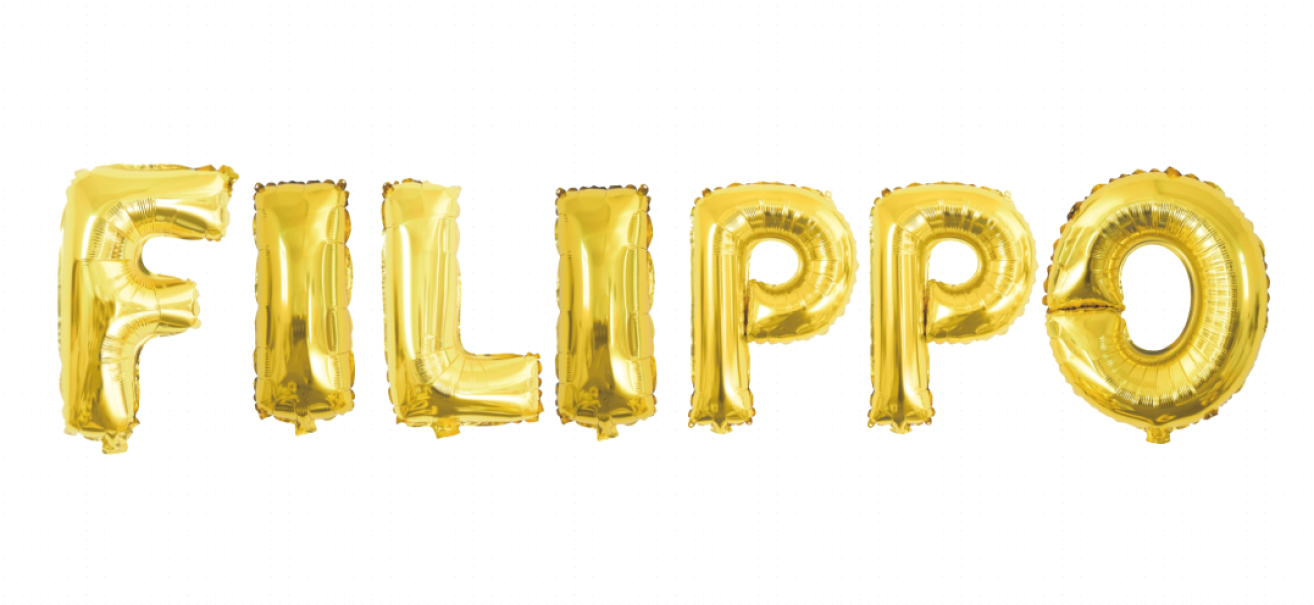 Palloncini nome Filippo