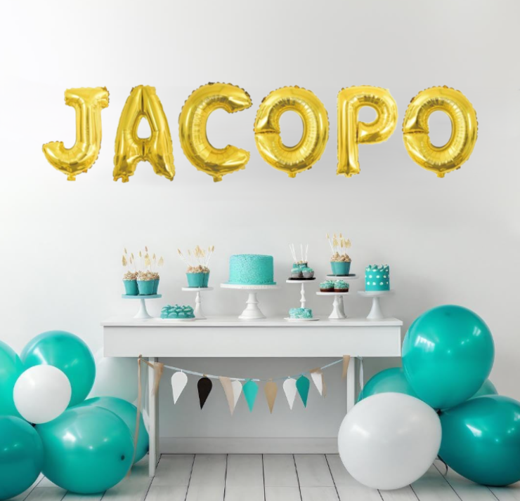 Palloncini nome Jacopo