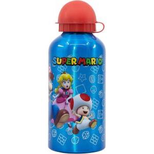 Borraccia in alluminio con beccuccio super mario 560ml