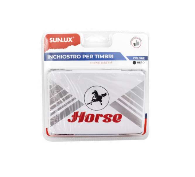 Inchiostro per Timbri Colore Nero u2013 Tampone 12x8 cm | Ideale per Ufficio, Scuola e Uso Professionale