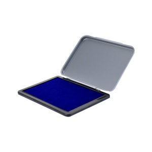 Inchiostro per timbri colore blu 12x8cm
