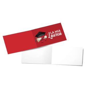 Biglietti bomboniere laurea 6 fogli 60 biglietti