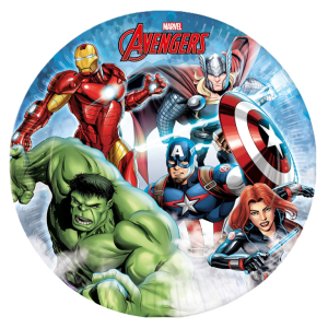Piatti in carta avengers 8pz 23cm