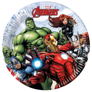 Piatti in carta avengers 8pz 20cm