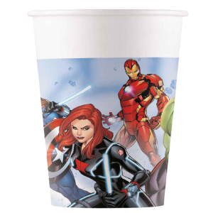 Bicchieri in carta avengers 8pz 200ml