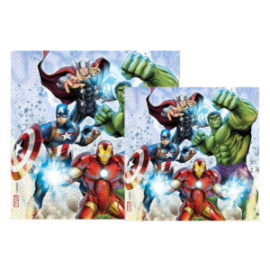 Tovaglioli in carta avengers 20pz 33x33cm