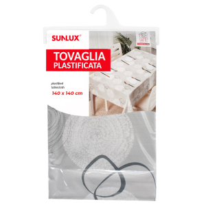 Tovaglia plastificata 140x140cm quadrata con fantasia
