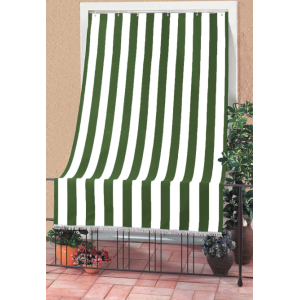 Tenda da sole con occhielli e ganci 290x145cm a righe