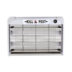 Lampada uv led antizanzare elettrica 2w, vassoio raccogli insetti, per interno e esterno, 25x40x5,5cm