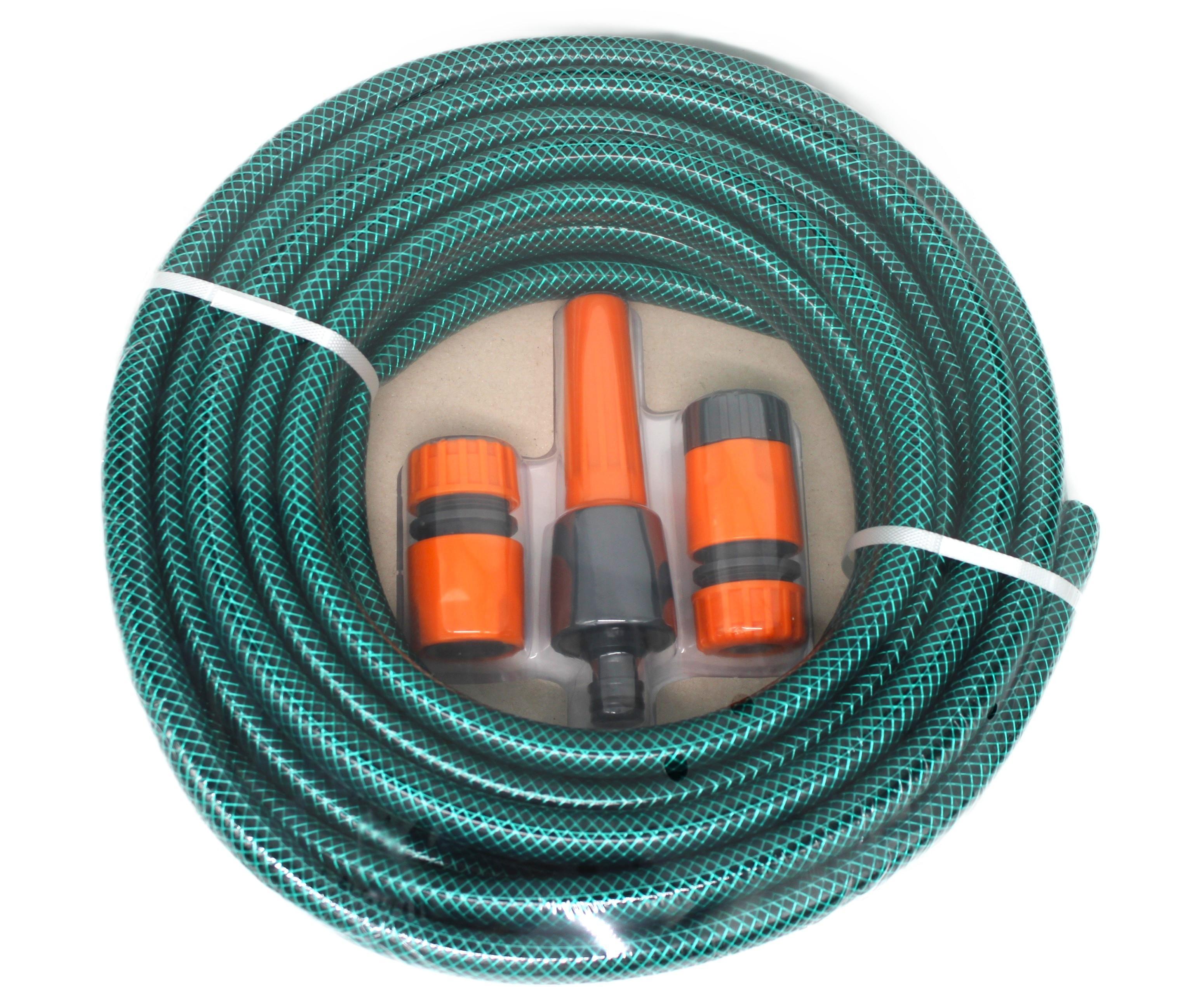 Kit Tubo da Irrigazione 3 strati in PVC retinato, 12,5mm, 10m