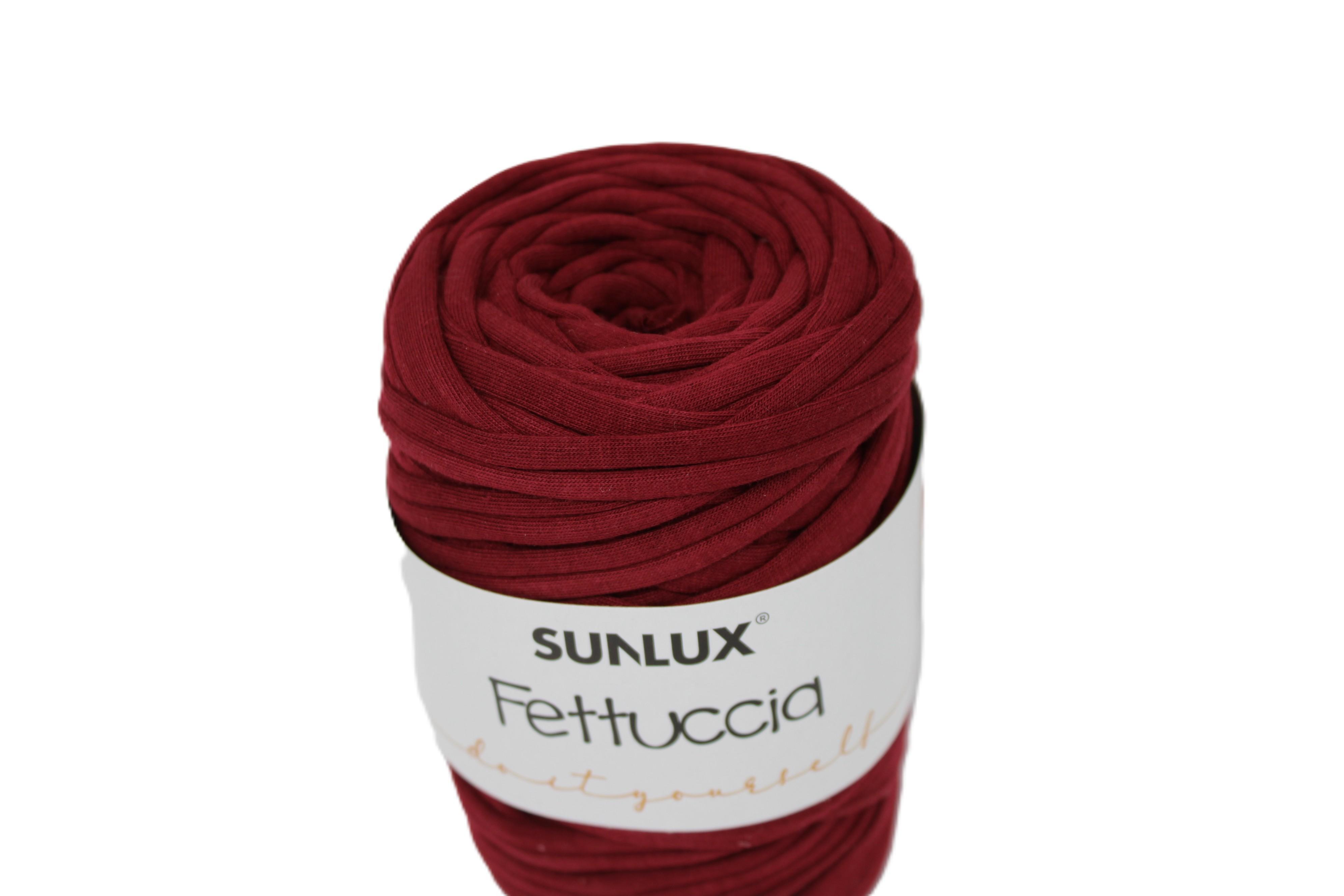 Fettuccia bordeaux per borse e accessori ad uncinetto 300-350gr