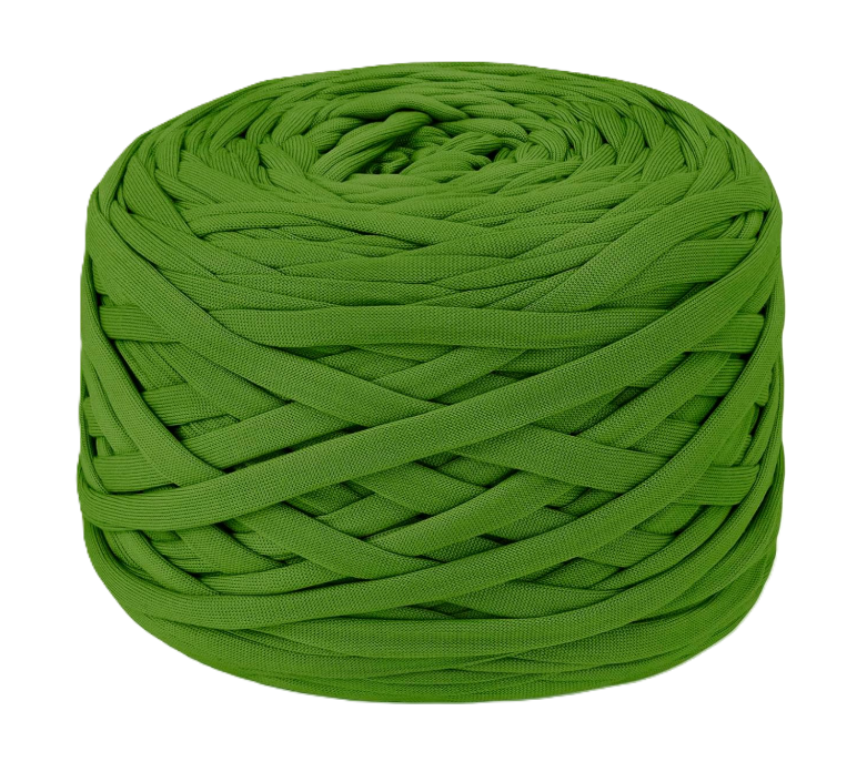 Fettuccia verde per borse e accessori ad uncinetto 300-350gr