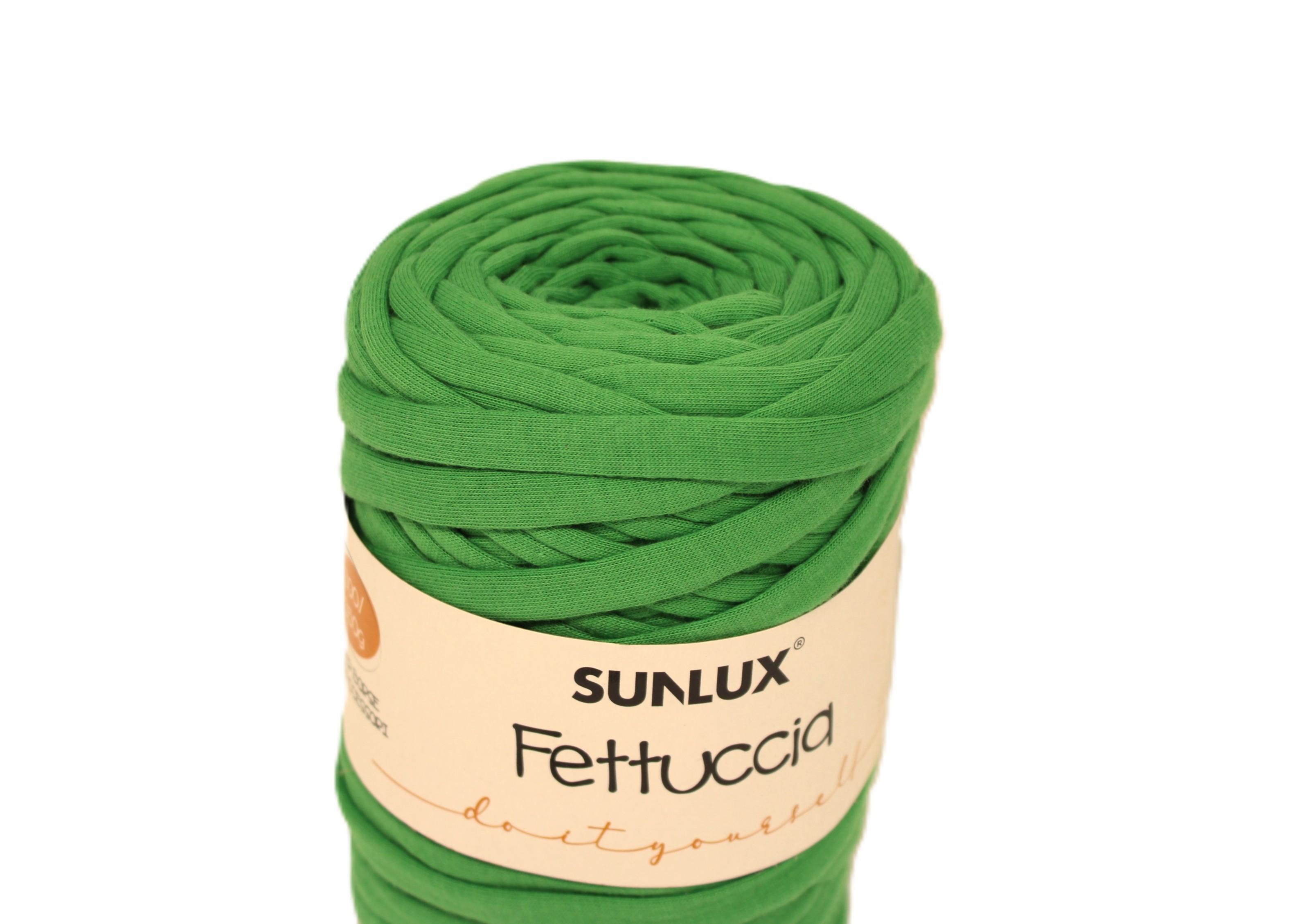 Fettuccia verde per borse e accessori ad uncinetto 300-350gr