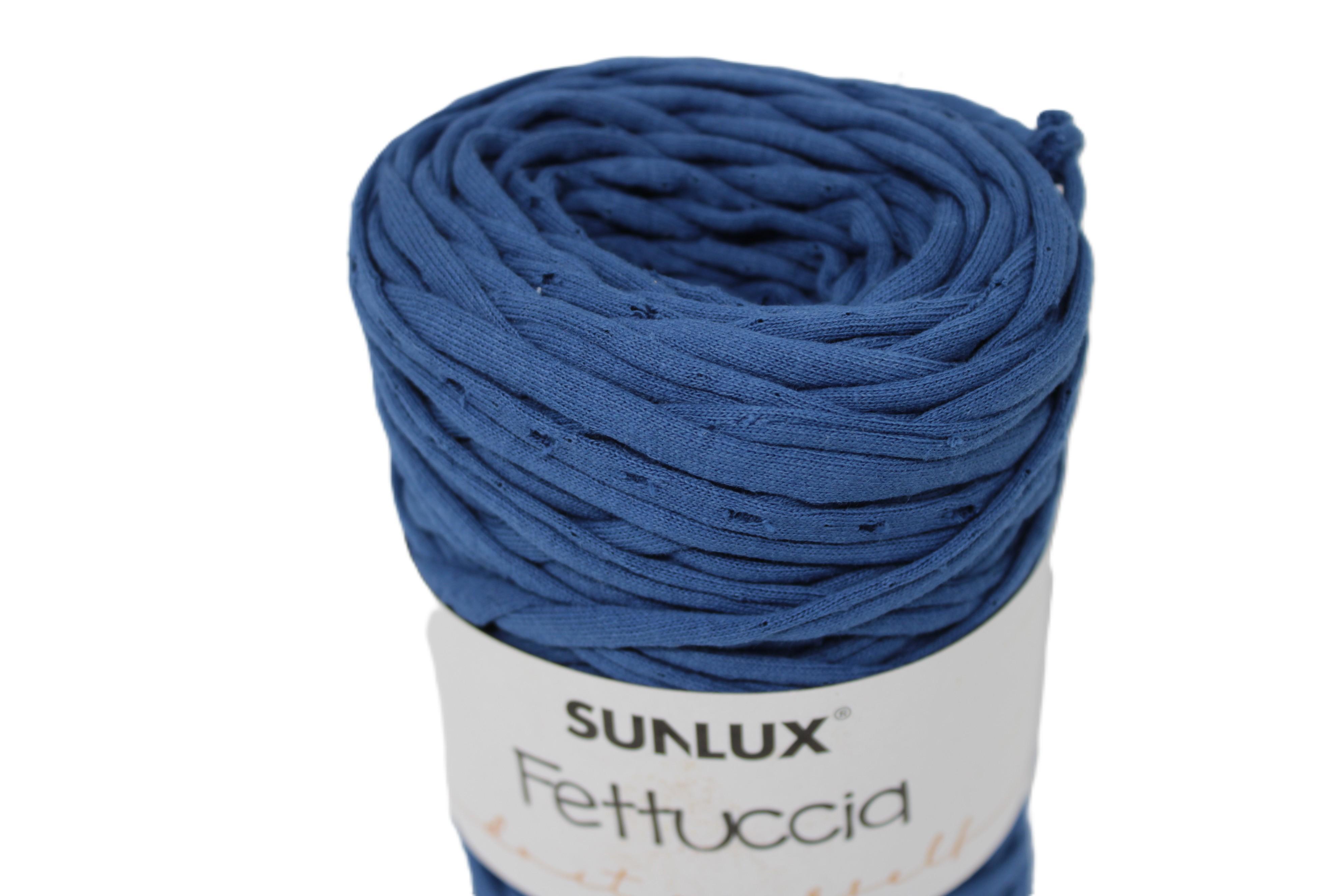 Fettuccia blu per borse e accessori ad uncinetto 300-350gr