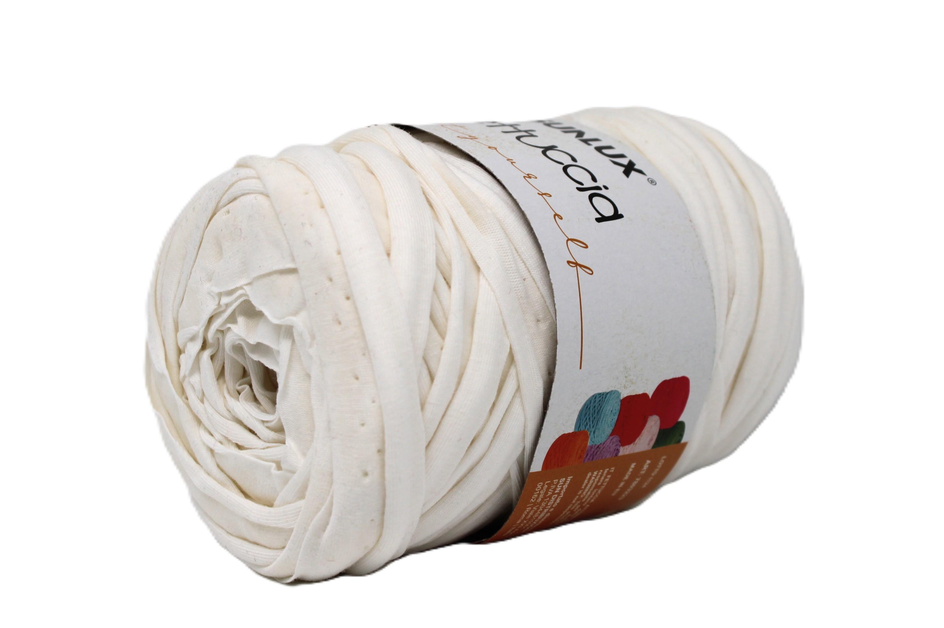 Fettuccia bianca per borse e accessori ad uncinetto 300-350gr