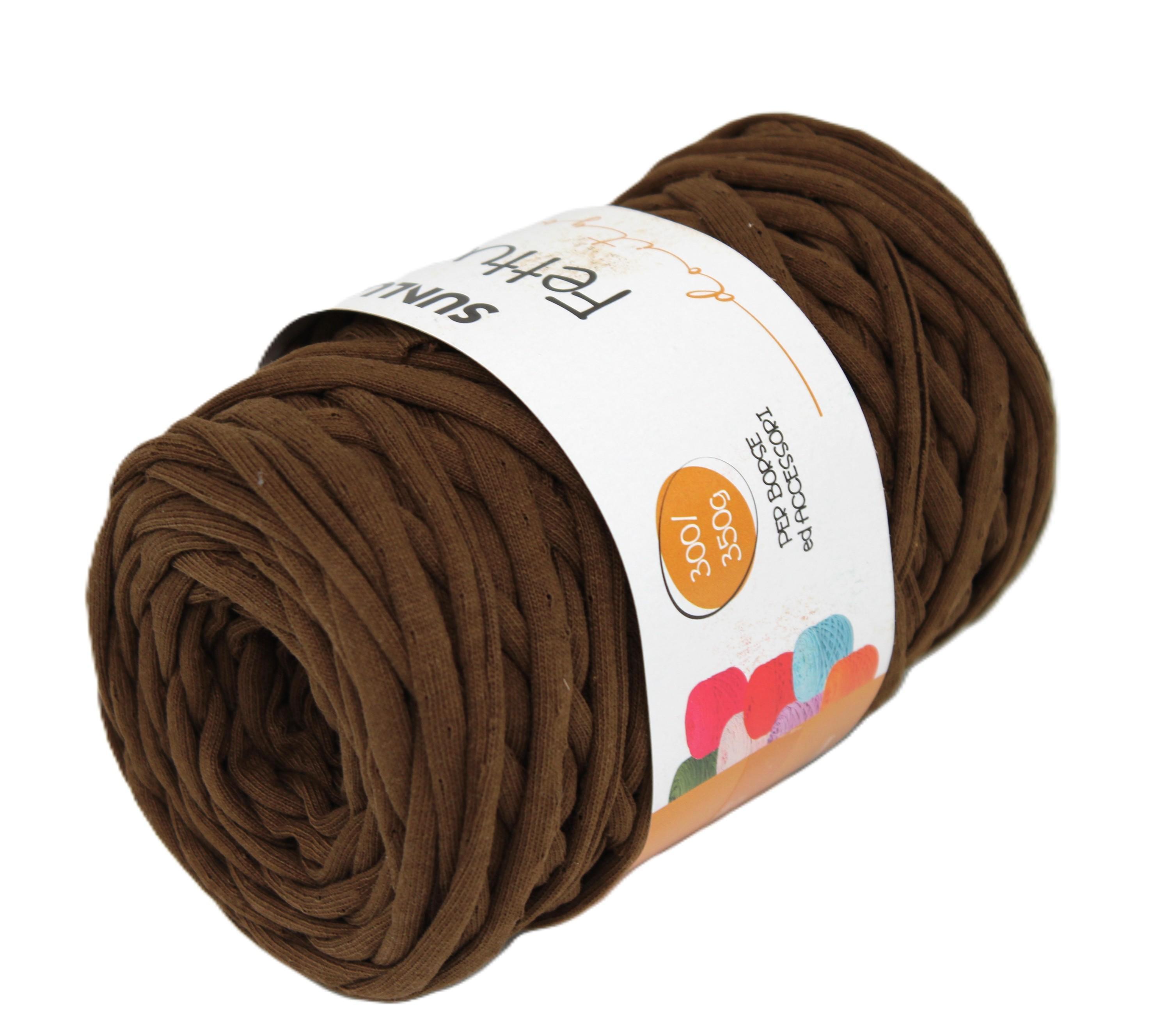 Fettuccia marrone per borse e accessori ad uncinetto 300-350gr